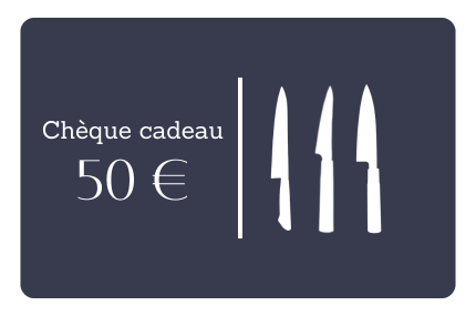 Chèque cadeau Couteau Tojiro 50€