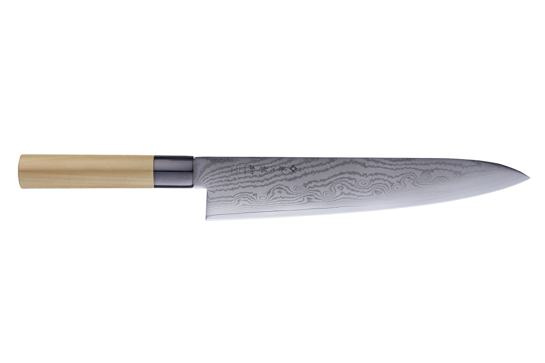 Couteau japonais Tojiro Shippu damas - couteau de chef 27 cm