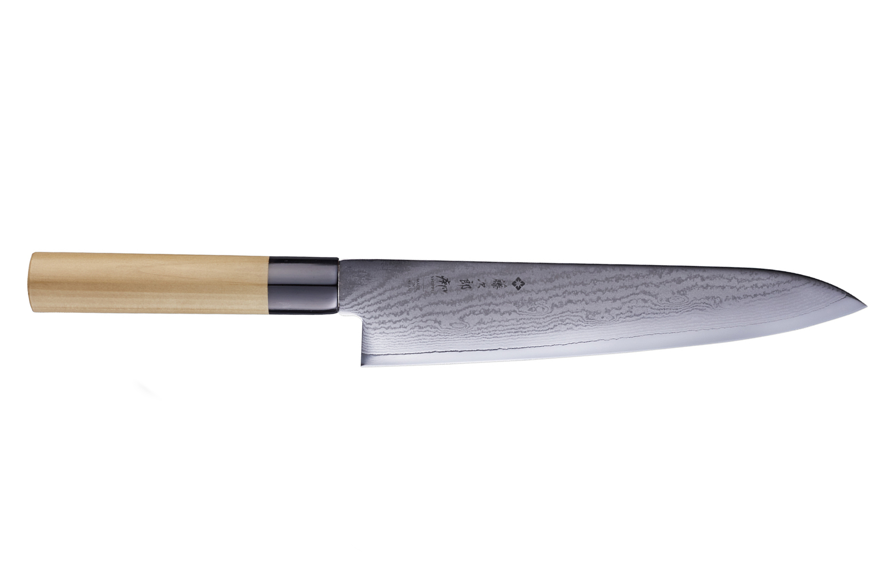 Couteau japonais Tojiro Shippu damas - couteau de chef 24 cm