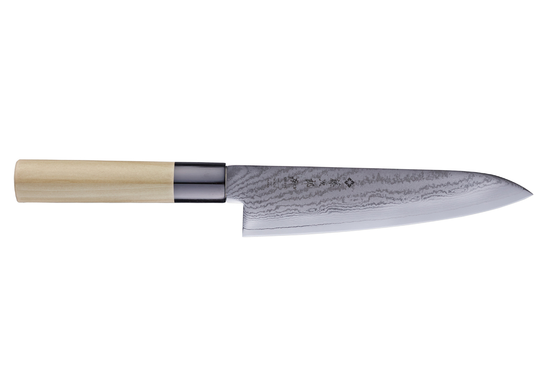 Couteau japonais Tojiro Shippu damas - couteau de chef 18 cm